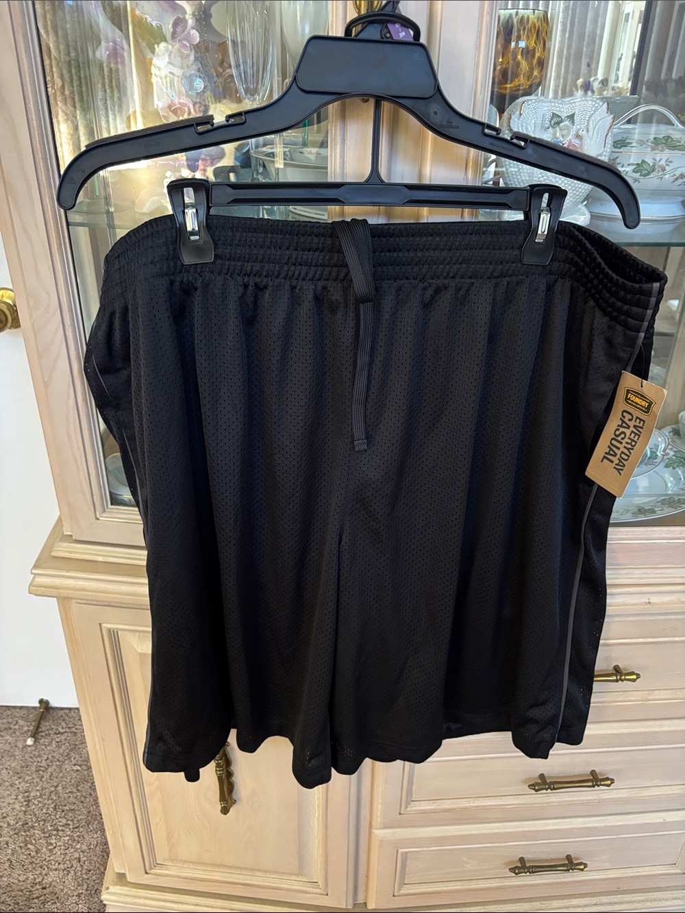 The Foundry Supply Co. Black Breathable Mesh Shorts